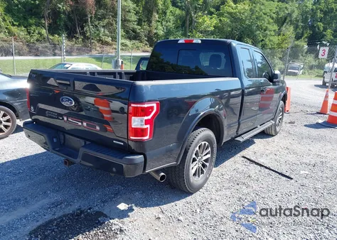 2018 Ford F150 Super Cab from USA, damaged, VIN 1FTEX1EPXJFC25604